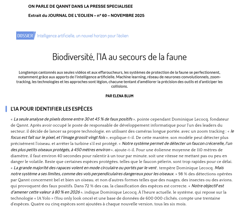 Lire la suite à propos de l’article ON PARLE DE QANNT DANS LA PRESSE SPECIALISEE